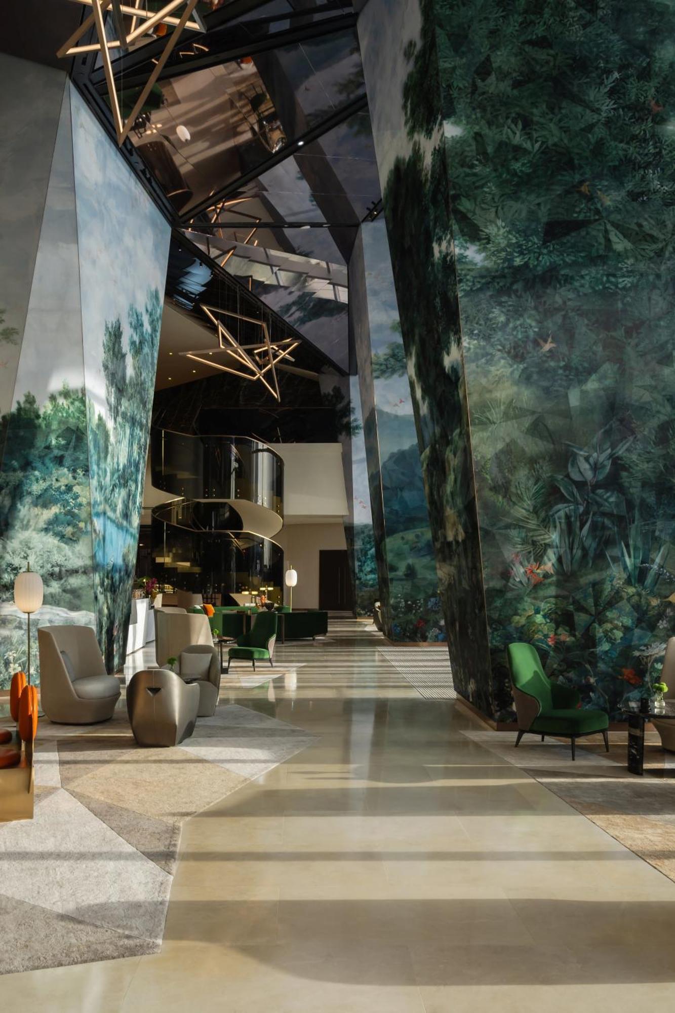 So/ Uptown Dubai Hotel Bagian luar foto The lobby of the hotel