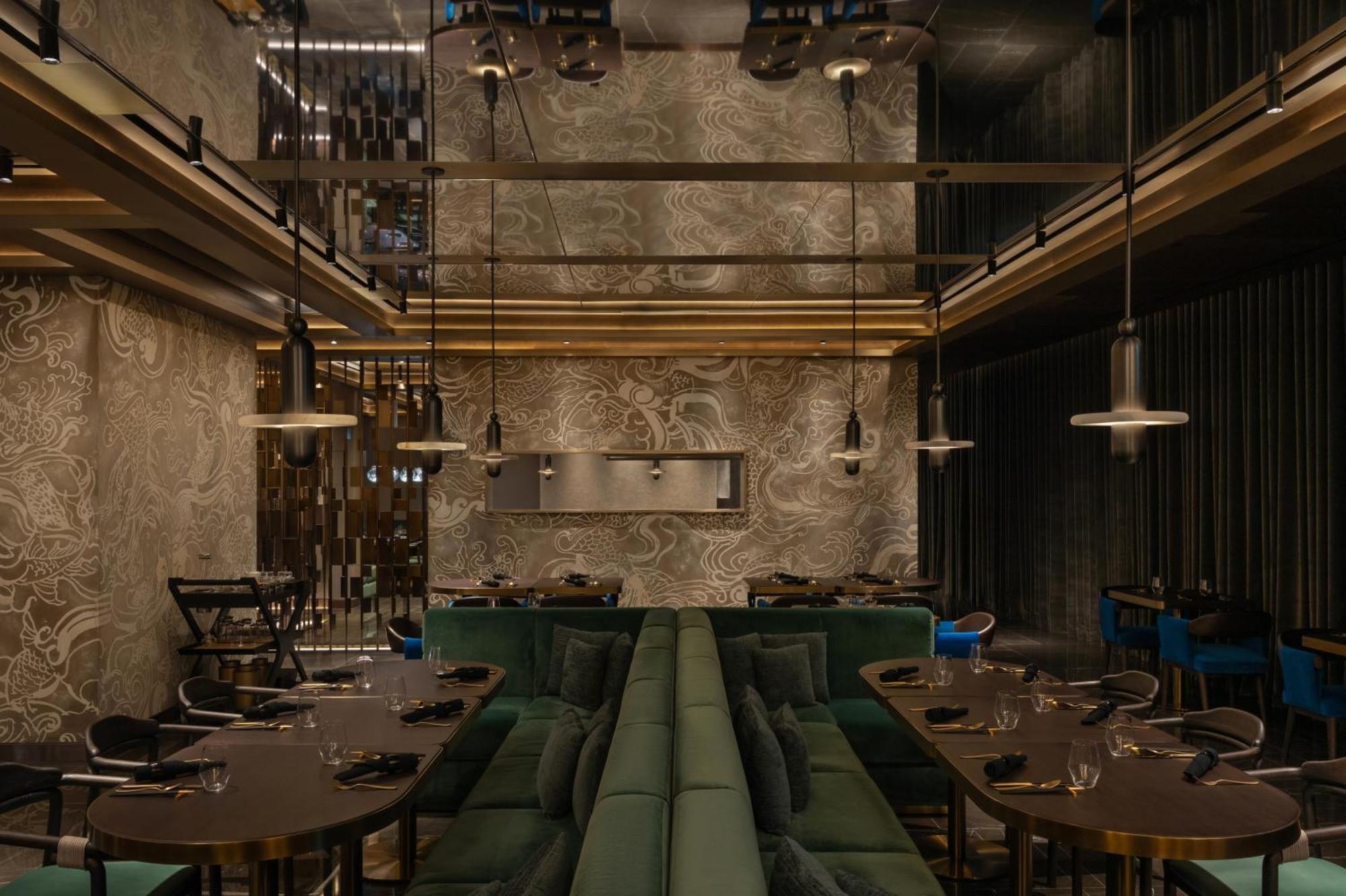 So/ Uptown Dubai Hotel Bagian luar foto Interior of the restaurant